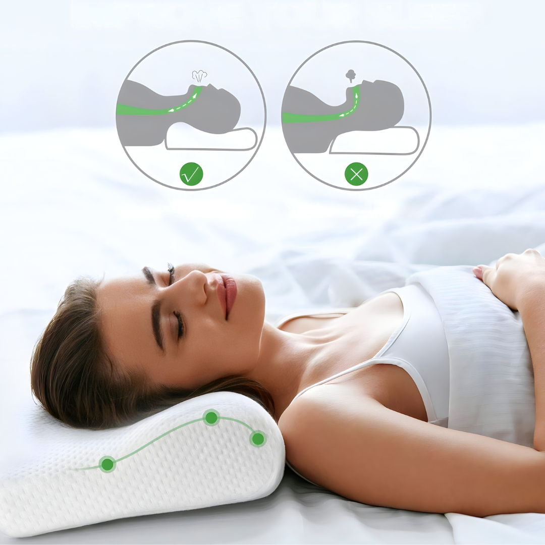 Perna ortopedică din spumă cu memorie - Scrollnest RO