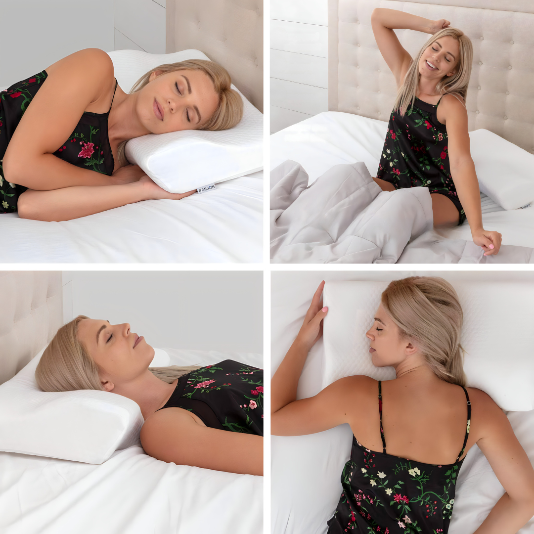 Perna ortopedică din spumă cu memorie - Scrollnest RO