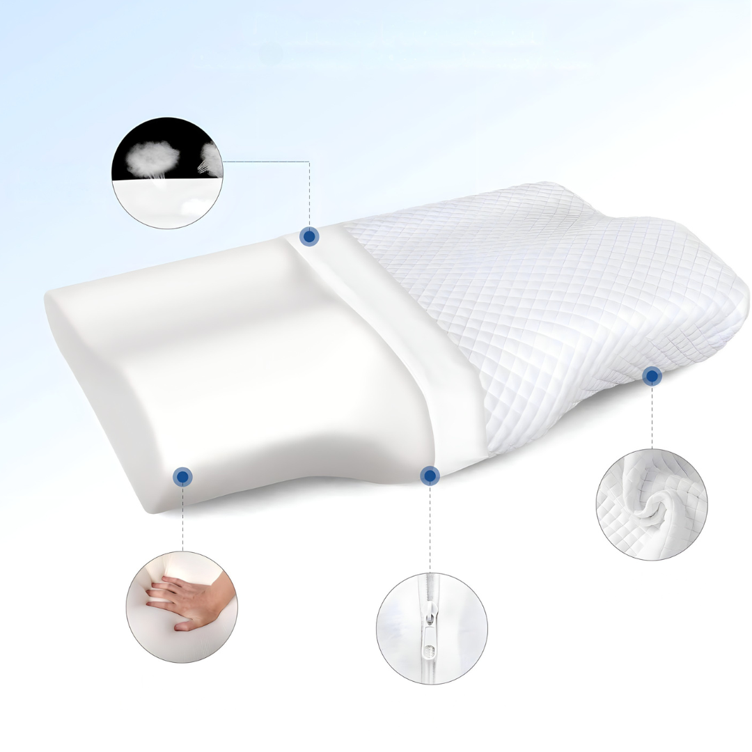 Perna ortopedică din spumă cu memorie - Scrollnest RO