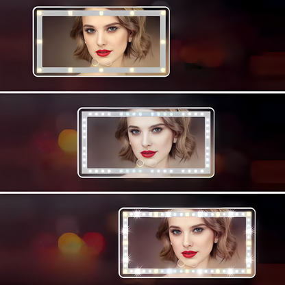 Oglinda LED pentru machiaj in masina - Scrollnest RO