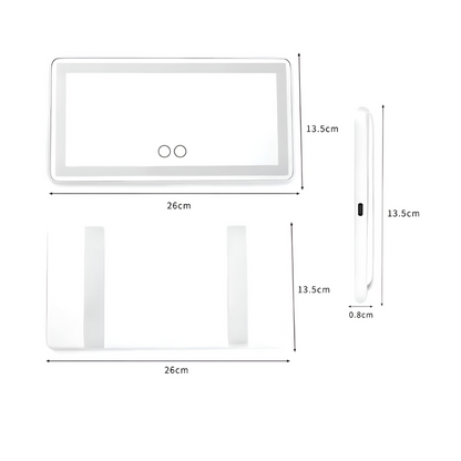 Oglinda LED pentru machiaj in masina - Scrollnest RO